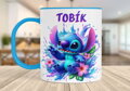 Plastový hrnek Modrá příšerka