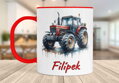 Plastový hrnek Traktor