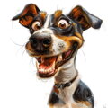 Nažehlovačka Jack Russell teriér