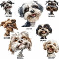 Nažehlovačka Shih-tzu motivy k nažehlení