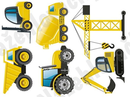 Nažehlovací arch Nákladní auta 6