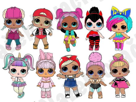 Nažehlovací arch Panenky