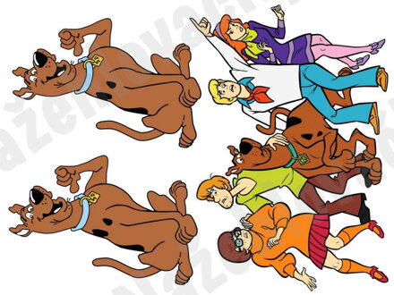 Nažehlovací arch Scooby 2