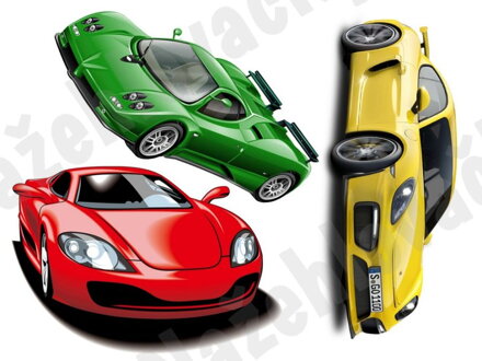 Nažehlovací arch Sportovní auta 3