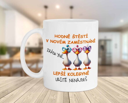 Keramický hrnek Nové zaměstnání kachny