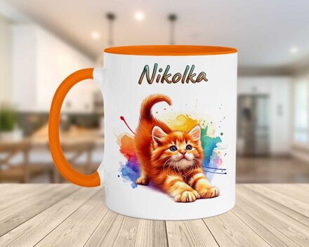 Keramický hrnek Kočky