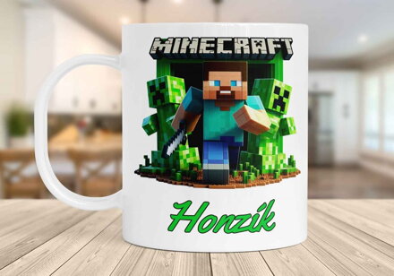 Plastový hrnek Minecraft