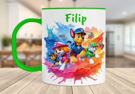 Plastový hrnek Pejsci PAW