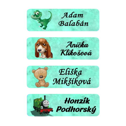 Nažehlovací jmenovka mint