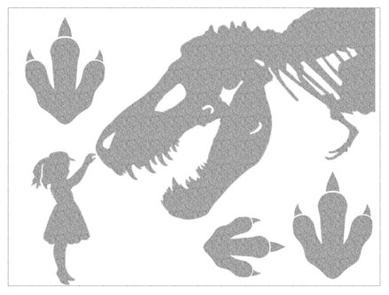 Reflexní arch Dinosaurus holka