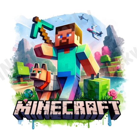 Nažehlovačka Minecraft