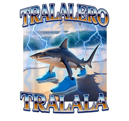 Nažehlovačka Tralalero Tralala