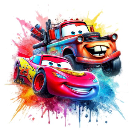 Nažehlovačka Barevná auta