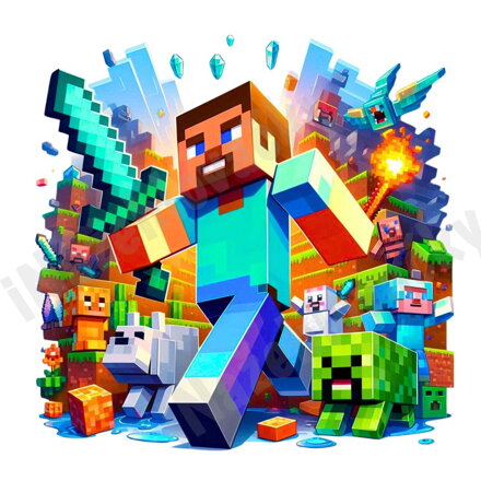 Nažehlovačka Svět kostek