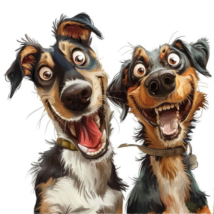 Nažehlovačka Psí kamarádi