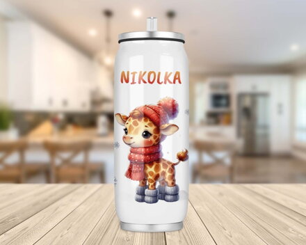 Termoska Coca-Cola Zimní safari zvířátka