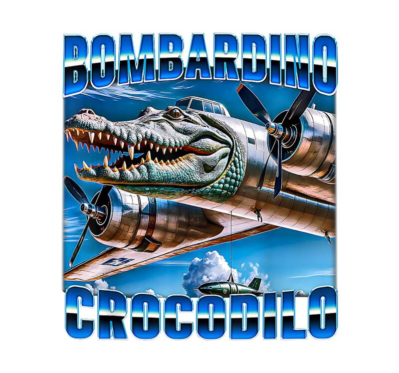 Nažehlovačka Bombardino Crocodilo Nažehlovačka Bombardino Crocodilo