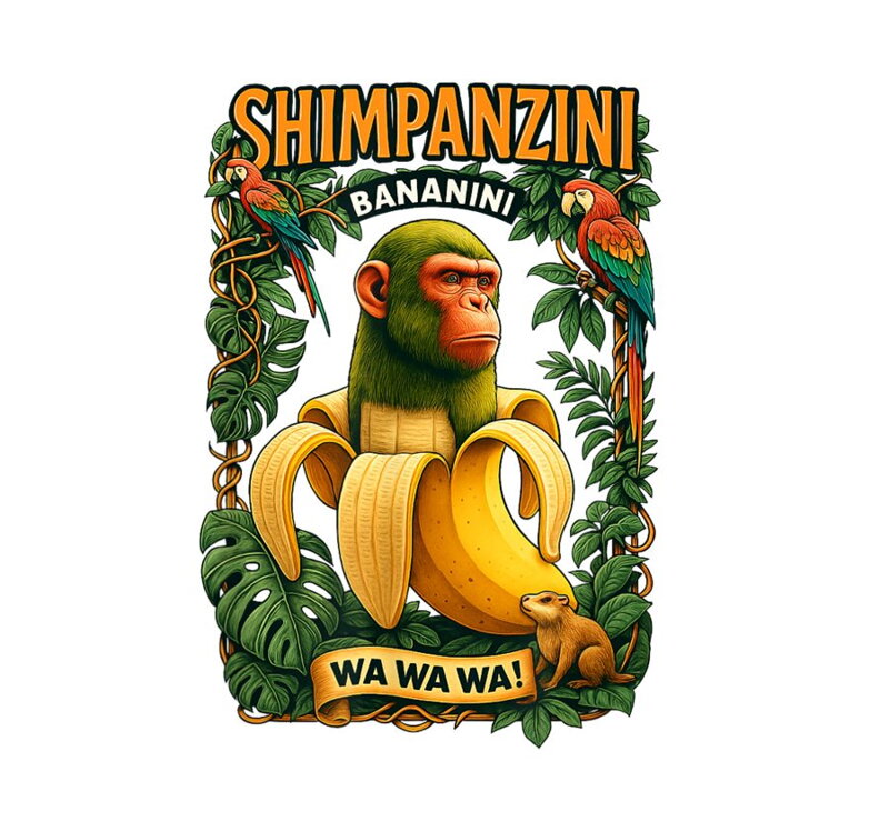 Nažehlovačka Shimpanzini Bananini Nažehlovačka Shimpanzini Bananini