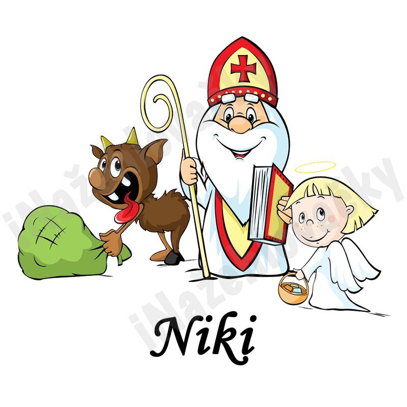 Mikulášská nažehlovačka se jménem